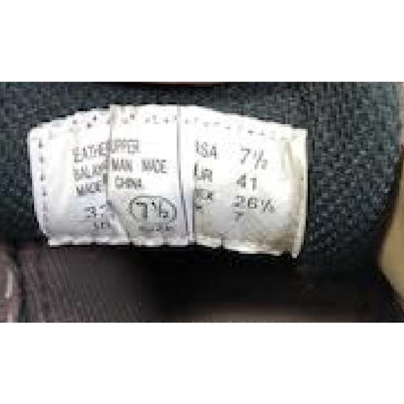 The Leather Collection Round Toe Low Top Lace-Up Boating Shoe Brown Mens US 7.5 - Picture 6 of 7